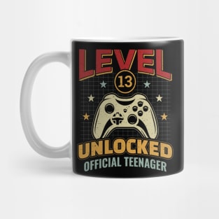 13th Birthday Level 13 Unlocked Official Teenager Mug